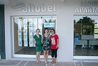 La ganadora del concurso de Altubel disfruta de sus vacaciones